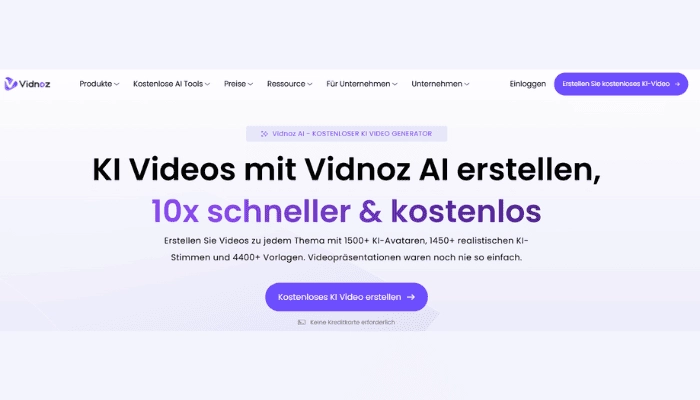 lipsync app vidnoz