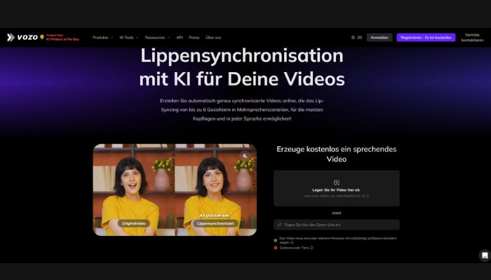 lipsync app vozo