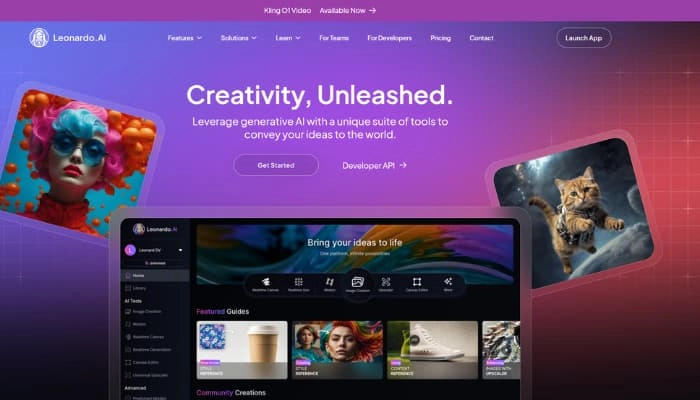 logo mit KI ertsellen Leonardo