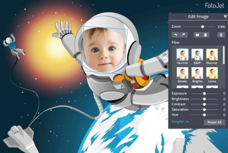 Lustige Fotos bearbeiten mit FotoJet