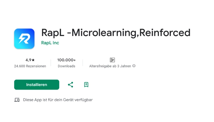microlearning app rapl