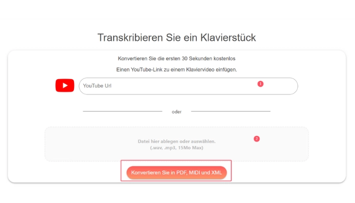 mp3 in midi datei umwandeln mit la touche musicale schritt 2