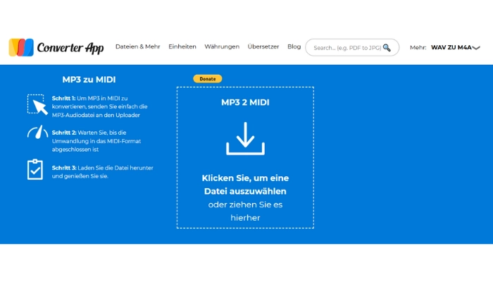mp3 zu midi converter converterapp