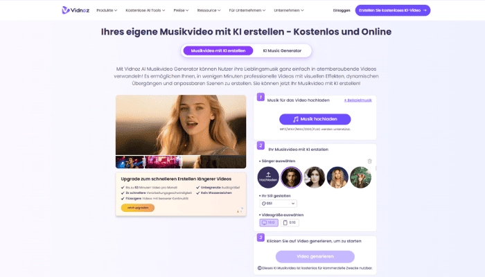 Musikvideo erstellen mit KI Beat