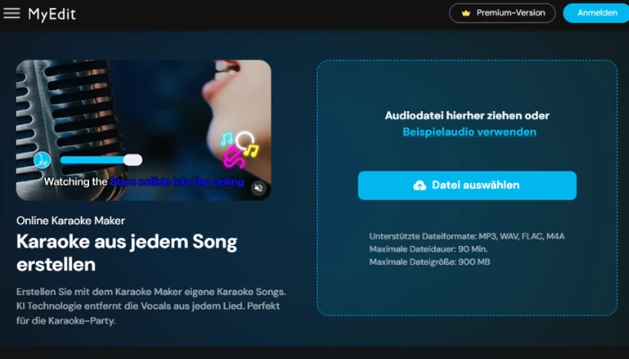 MyEdit – Online Karaoke Maker