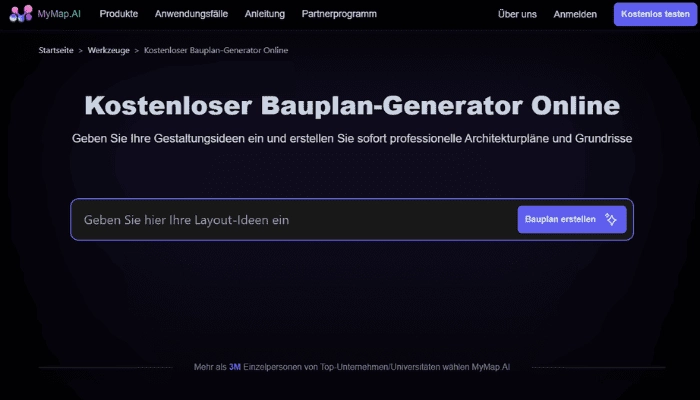 MyMap AI Grundrisse erstellen kostenlos online