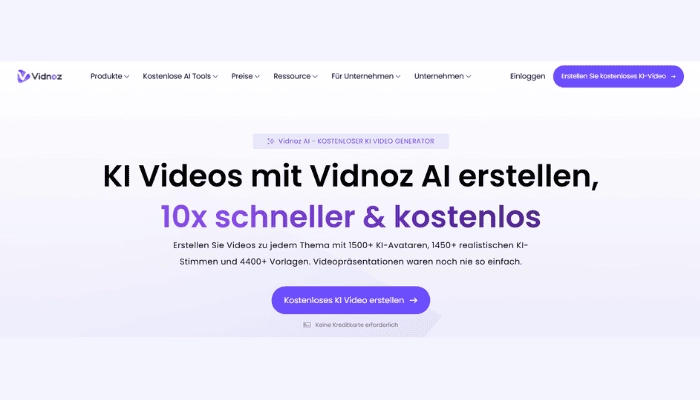 nicht programmieren einfache videoerstellung mit vidnoz