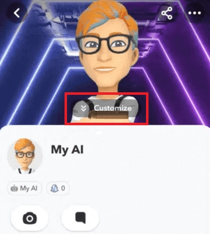 Passen Sie das Snapchat AI-Geschlecht an