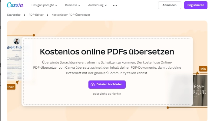 pdf uebersetzen kostenlos canva