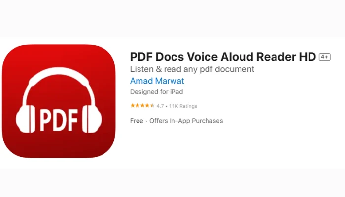 pdf zu audio pdf docs voice aloud reader hd