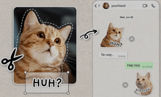 Perfect Crop: Schneiden Sie Ihre Haustierfotos aus und basteln Sie süße Aufkleber