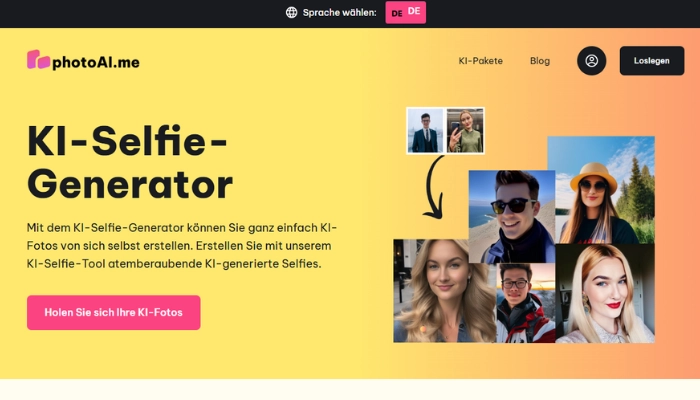 photoai me ki selfie generator
