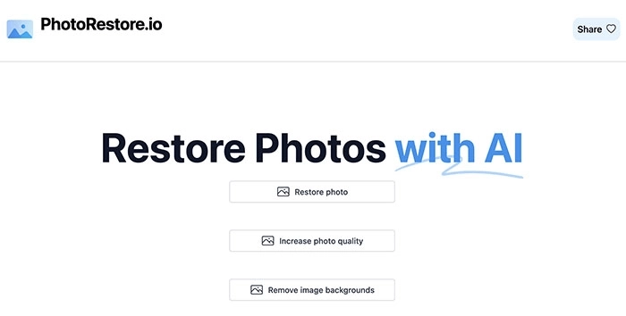 PhotoRestore.io – Alte Fotos online kostenlos restaurieren