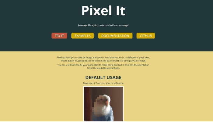 Pixel It – Bildern in Pixel Art konvertieren