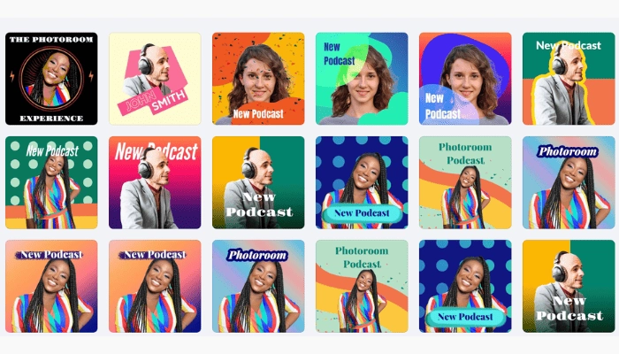 podcast cover erstellen mit photoroom