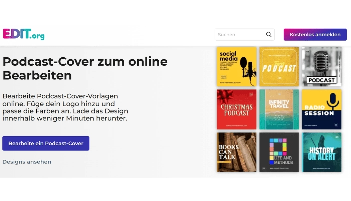 podcast cover generator edit