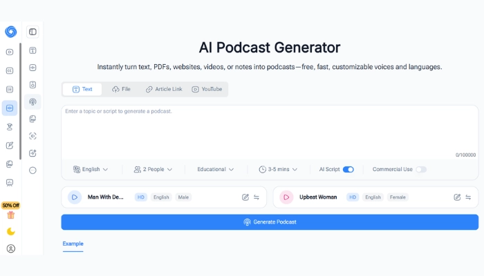 podcast schule erstellen mit notegpt