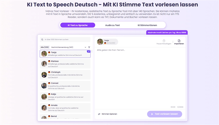 podcast-transkribieren-vidnoz-text-zu-sprache