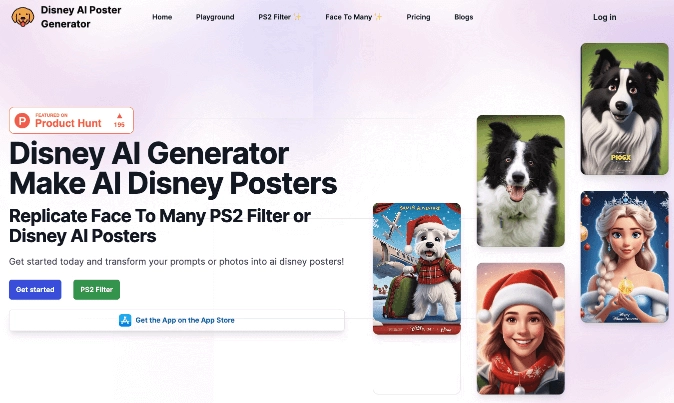 Poster, Avatare oder Bilder im realistischen Disney-Stil kostenlos erstellen