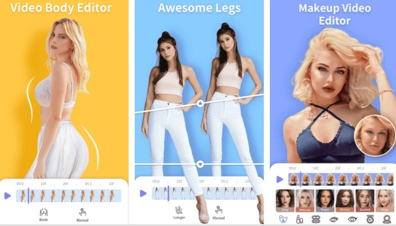 PrettyUp: Video-Editor-App, um Körper und Gesichter in Video dünner zu machen