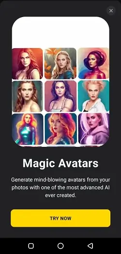 Probieren Sie magische Avatare