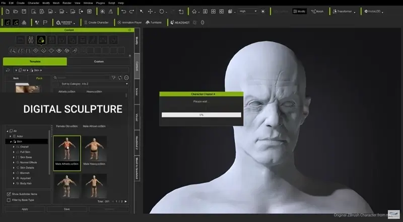 Professioneller AI 3D Face Maker Headshot 2
