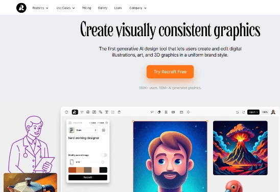 Recraft AI Buch schreiben mit KI