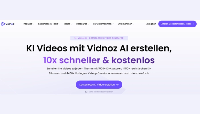 reisevideo erstellen mit vidnoz