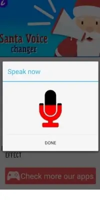 Santa Voice Generators fuer Android – Schritt 3