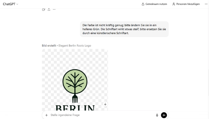 Schritt 5 Logo mit Chatgpt erstellen