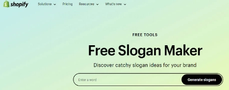 Shopify: Kostenloser KI-Werbespruch-Generator für Kampagnen