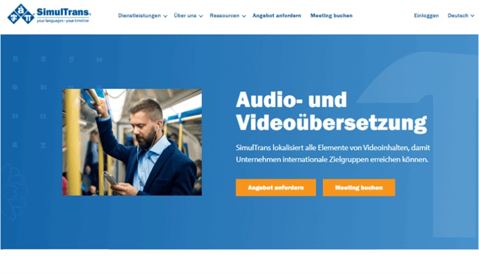 SimulTrans AI Video Translator online