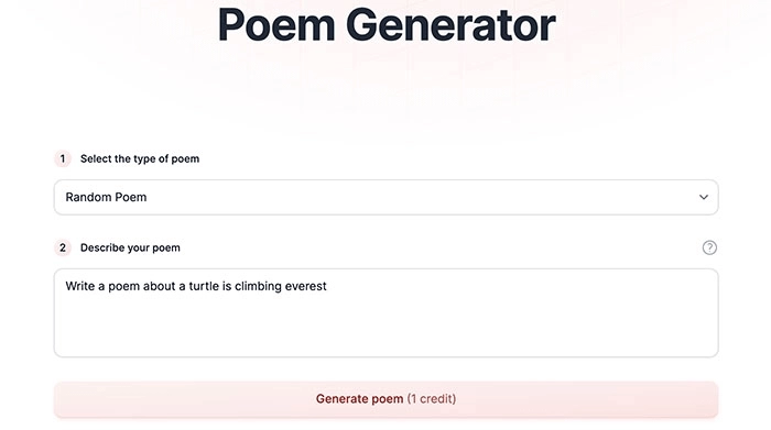 So generiert man Gedichte aus Absaetzen mit Poemgeneratoren