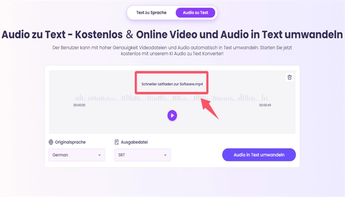 sprache-in-text-umwandeln-audio-hochladen