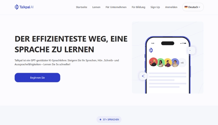 TalkPal AI sprachen lernen mit ki kostenlos