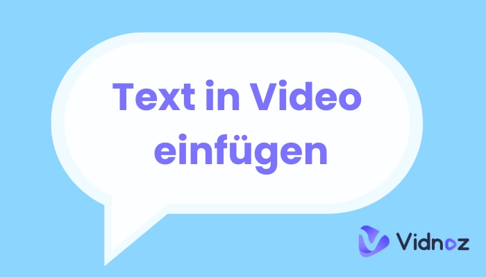 text in video einfuegen