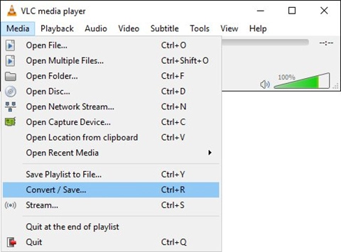 Ton aus Video extrahieren mit VLC-Schritt 1