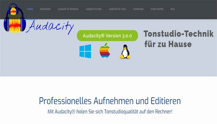 tonspuren bearbeiten audacity