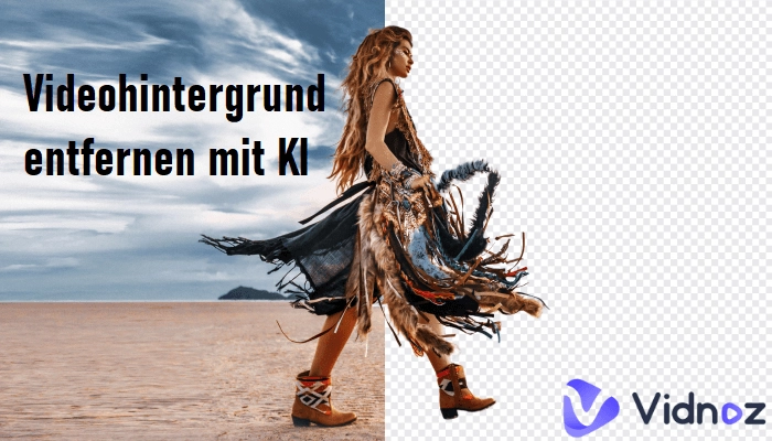 Top 6 Tools zum Entfernen des Videohintergrunds: 100% kostenlos & automatisch