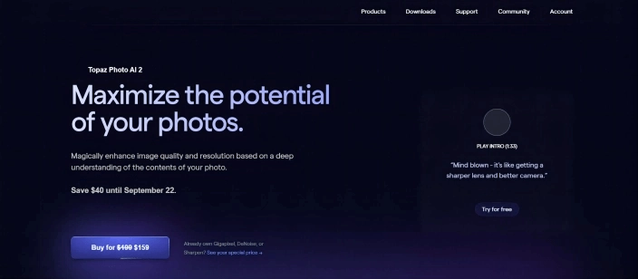 Topaz Photo AI ist ein AI Foto Editoren für den PC, der mehrere Fotos auf einmal verarbeitet