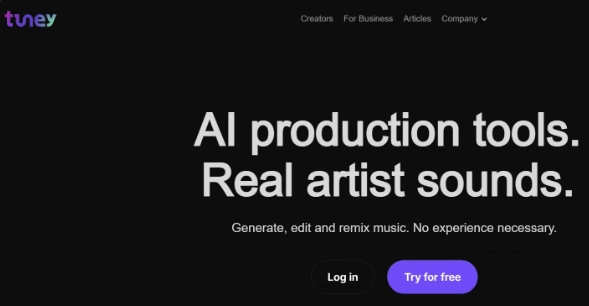 Tuney – Musik professionell produzieren und schneiden mit KI