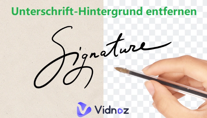 Unterschrift mit transparentem Hintergrund: 5 Gratis-Tools und einfache Schritte