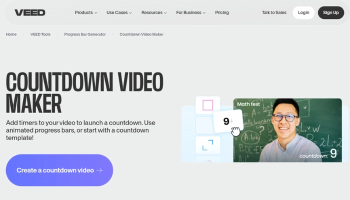 VEED. IO - Professioneller Countdown Video Generator