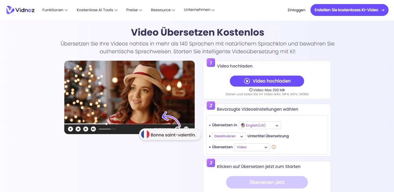 video-uebersetzer--vidnoz-ai-video-uebersetzer