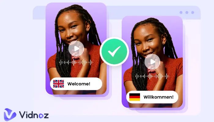 Video auf Deutsch übersetzen kostenlos: AI Dubbing und Video übersetzen