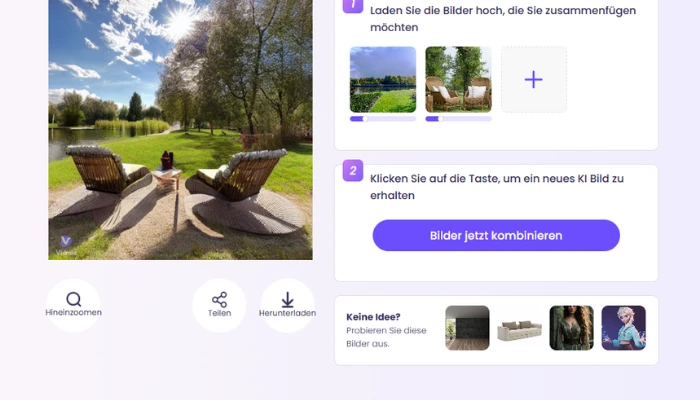 vidnoz ai image mixer zwei