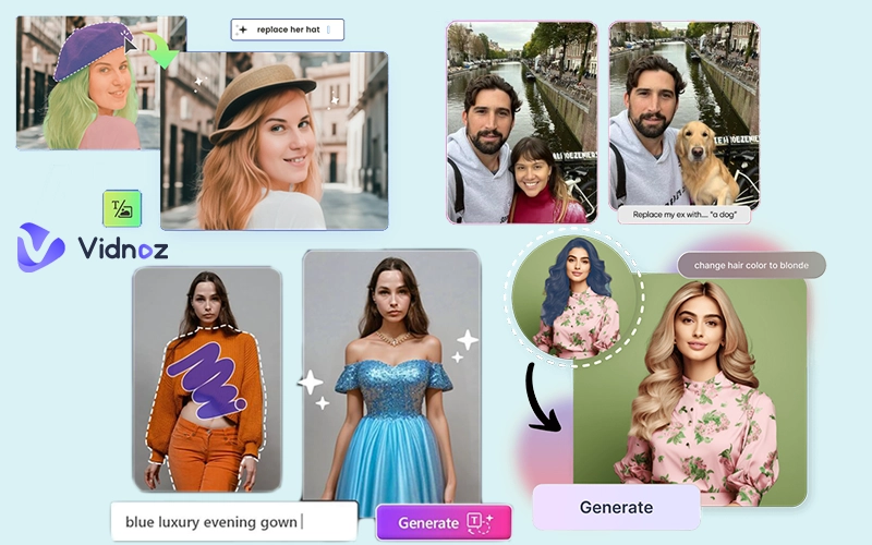 AI Image Replacer - Gesichtern, Text, Hintergrund und Objekte aus Bild freistellen