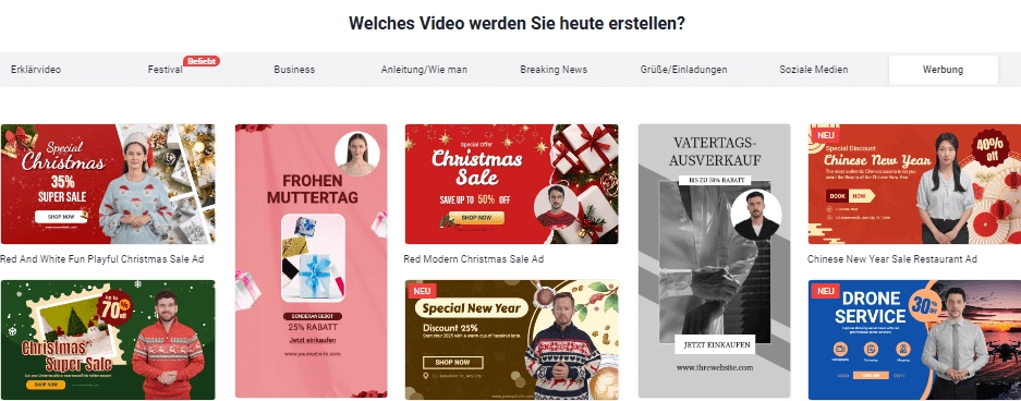 Vidnoz AI KI Video Flyer selber gestalten online kostenlos