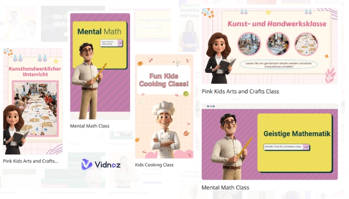 Vorlagen mit Bitmoji von Vidnoz