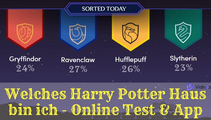 In welchem Hogwarts-Haus bin ich - Online Test & App